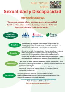 CURSO ONLINE- SEXUALIDAD Y DISCAPACIDAD