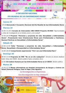 Presentación de Publicación- Día Mundial de las Enfermedades Raras (CREER. Burgos)