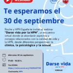 Darse vida por la HPN: Webinar sobre calidad de vida desde la clínica, la psicología y la sexualidad.