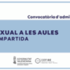 Formación “Educación sexual en las aulas, una tarea compartida”. CEFIRE Valencia
