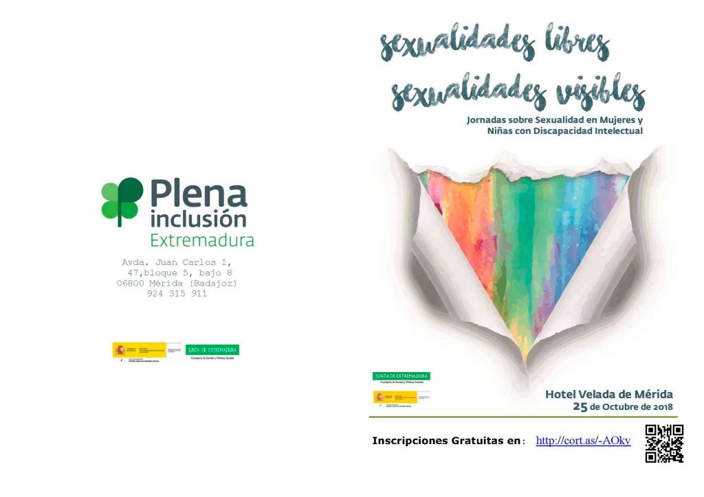 Jornadas Plena Inclusión Sexualidades Libres Sexualidades Visibles Sexualidad En Mujeres Y 2667