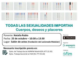 Todas las SEXUALIDADES IMPORTAN - Sexualidad y Lesión Medular  (ASPAYM Madrid)