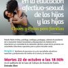 El papel de las familias en la educación afectivo-sexual de los hijos y las hijas. Asoc. ALEA (Burgos)