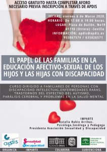 El papel de las familias en la educación afectivo-sexual de los hijos y las hijas con discapacidad