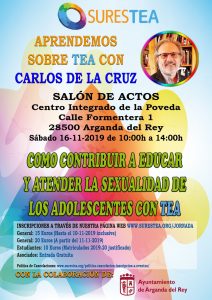 Sexualidad, Adolescencia y TEA (SuresTEA) - Arganda del Rey