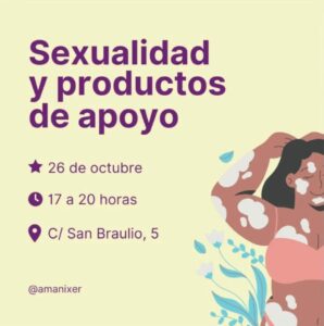 Formación "Sexualidad y productos de apoyo" - AMANIXER