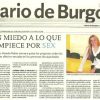 Diario de Burgos, "Sin miedo a lo que empiece por SEX"